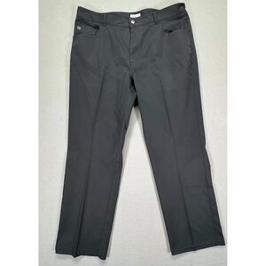 Peter Millar EB66 Performance Pants Mens 42L Black Golf Trousers ME0EB66FBBT